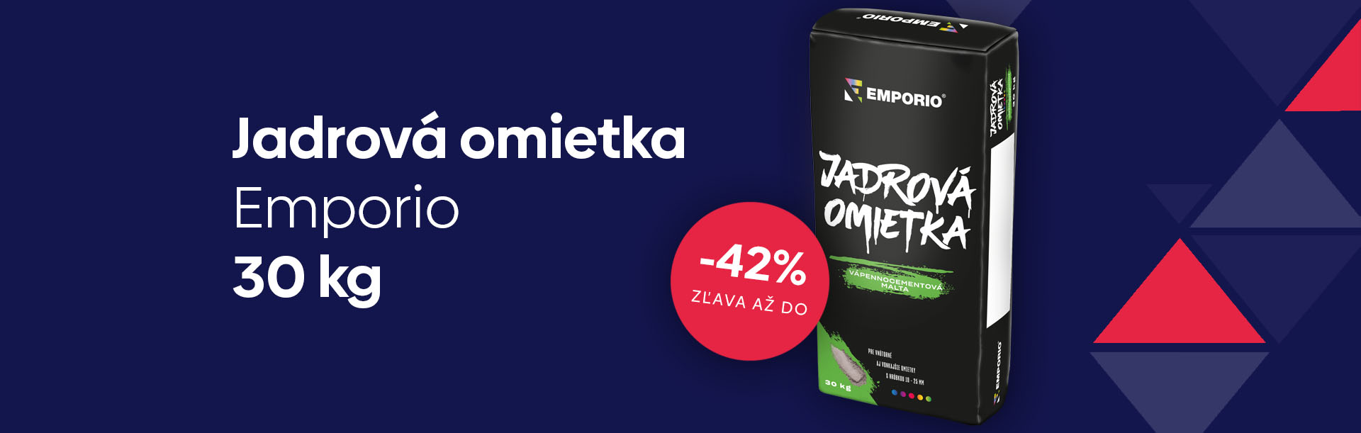 Jadrová omietka Emporio 30 kg